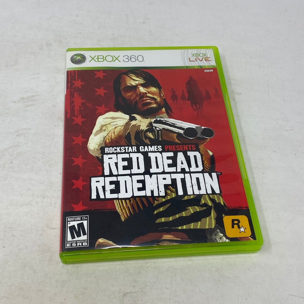 Red Dead Redemption Rockstar Games Xbox 360 NTSC Western Action Adventure CIB